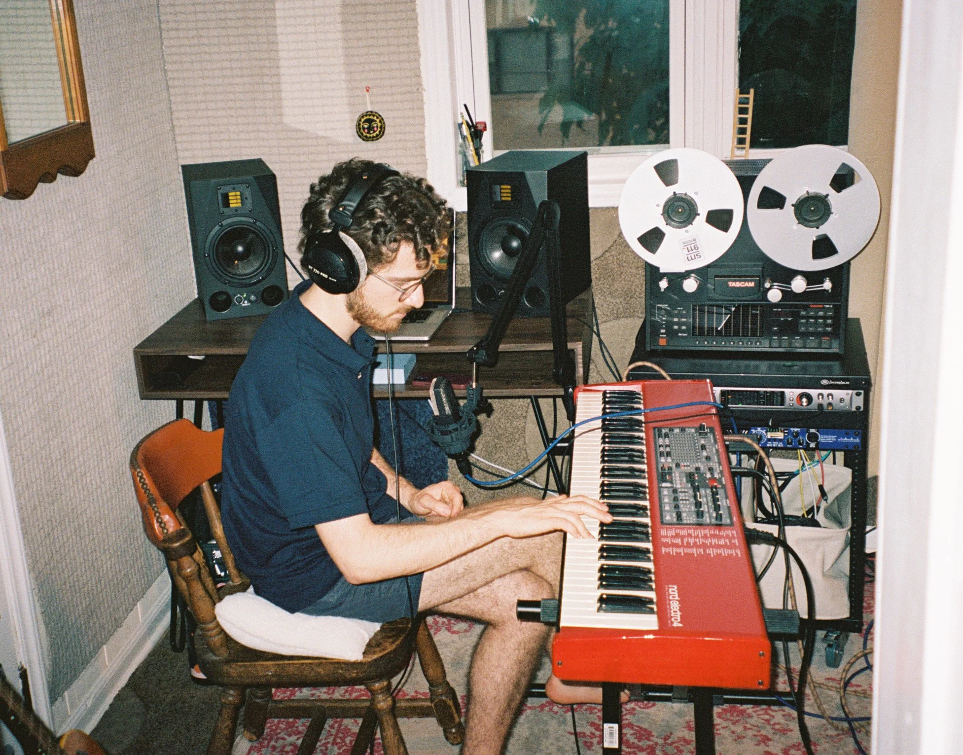 Recording keys in the studio